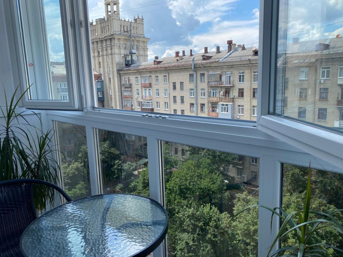 Daire Panorama Luxury In The House With A Spire, A Historical Building In The Centre Harkiv
